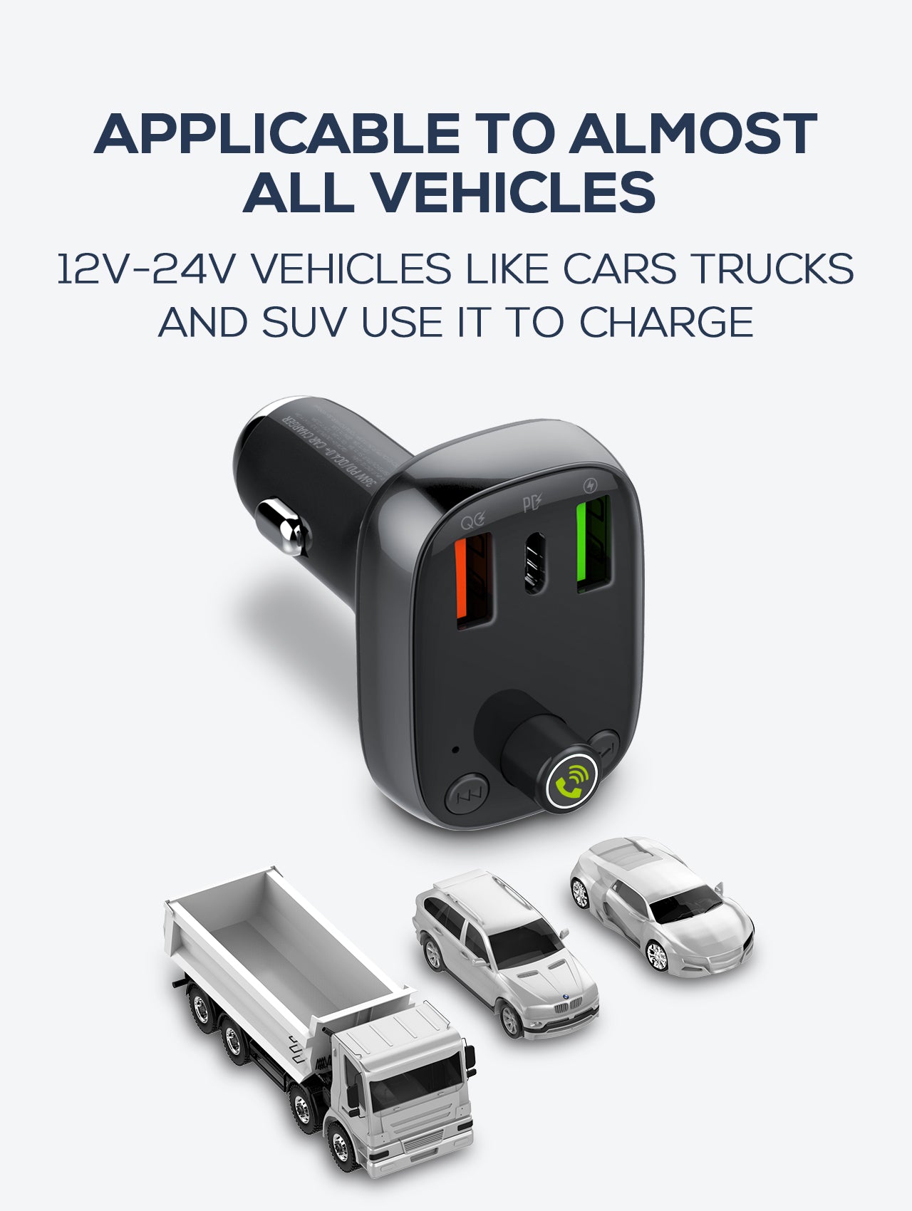 Caricabatterie per auto C704Q e C706Q