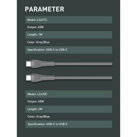 Charger Cable 65W LC671C,LC672C