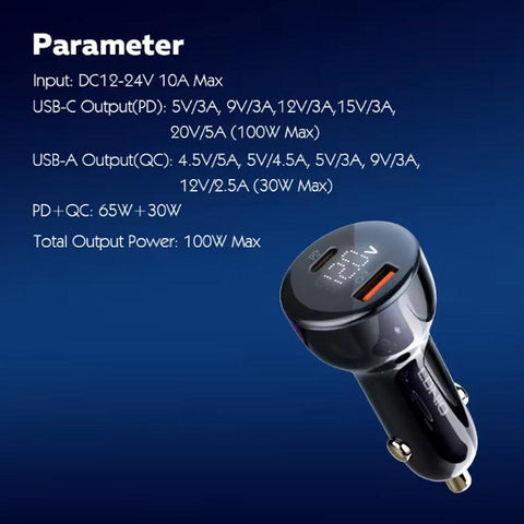 Car Charger 100W C101