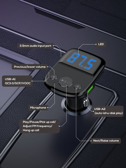 Caricabatterie per auto C704Q e C706Q